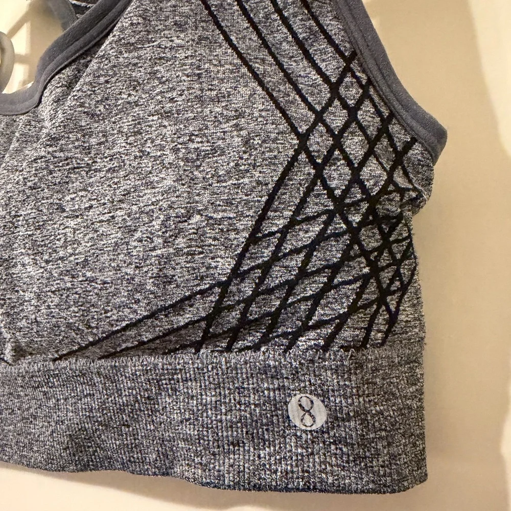 2 Layer8 Qwick-Dry Padded Sports Bras | Maroon & Grey - Picture 11 of 13